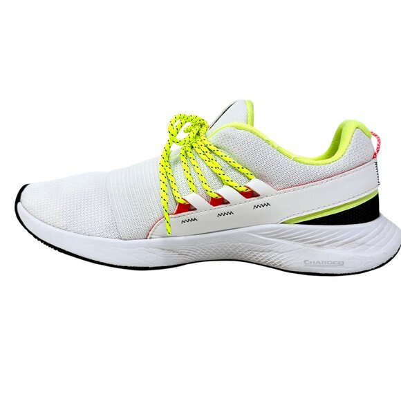 Under Armour White and Neon Yellow Sneakers - Picture 6 of 10